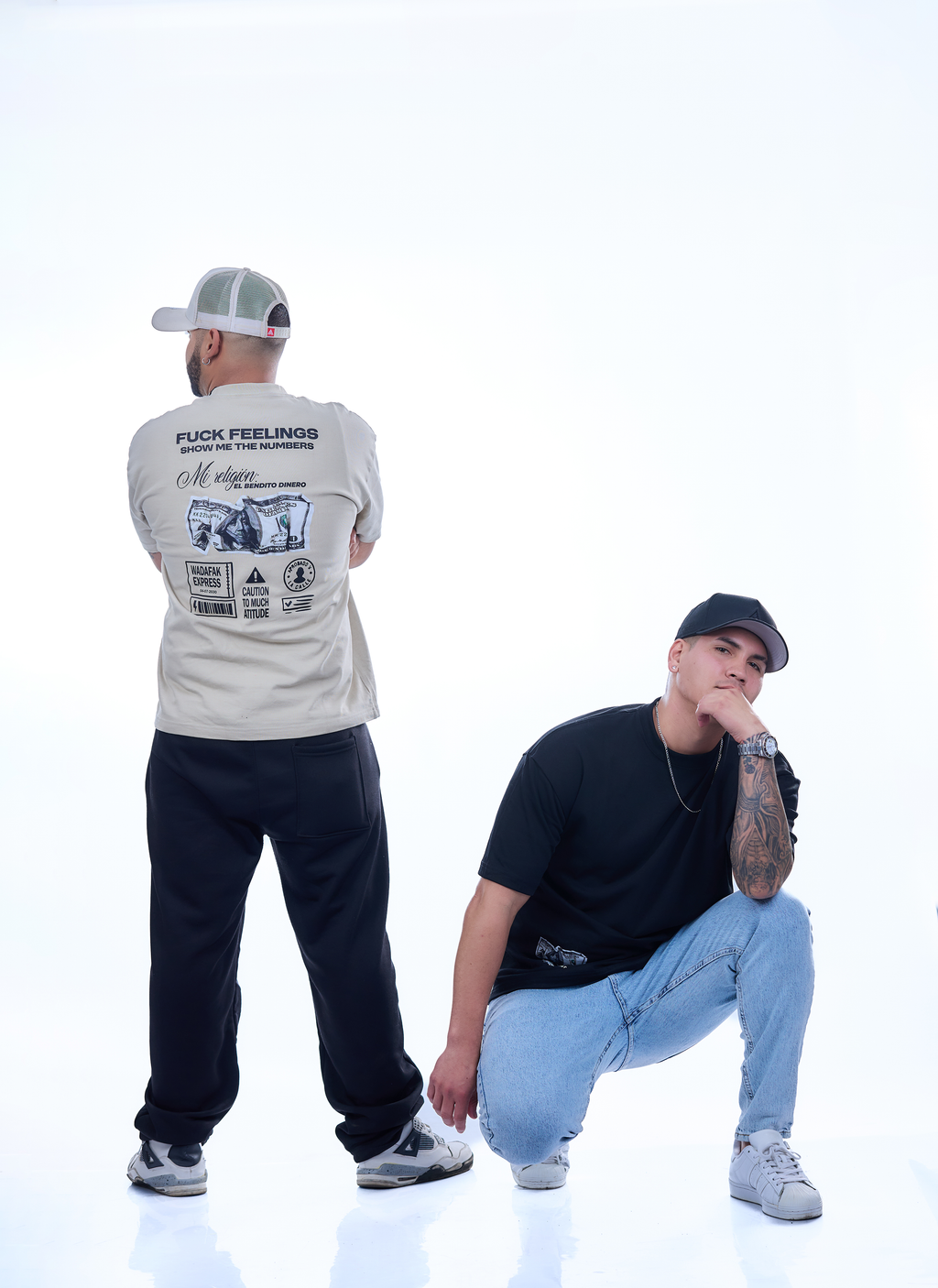 PRE-VENTA | Polo Oversize FUCK FEELINGS SHOW ME THE NUMBERS | Unisex