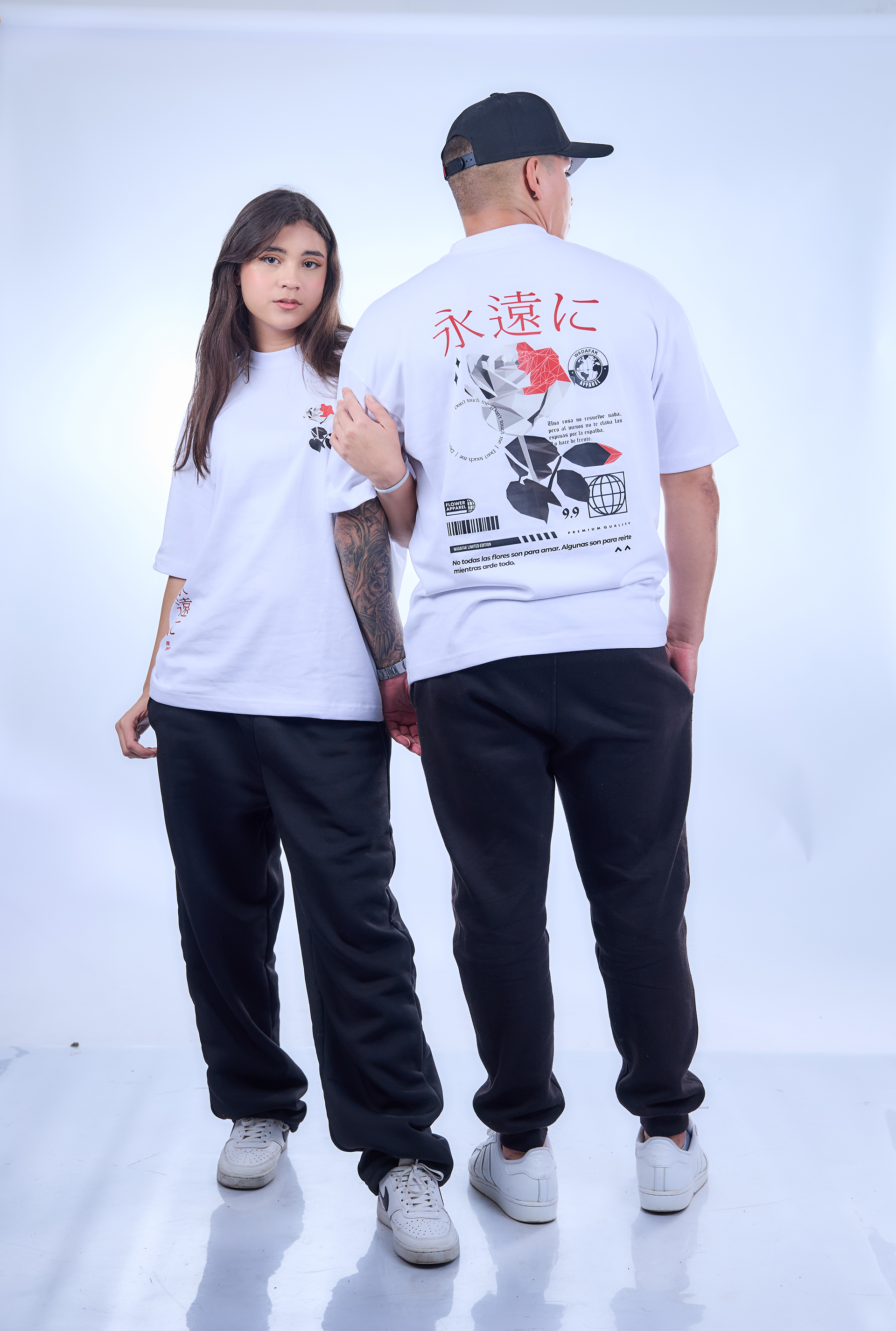 PRE-VENTA | Polo Oversize Forever Rosas | Unisex
